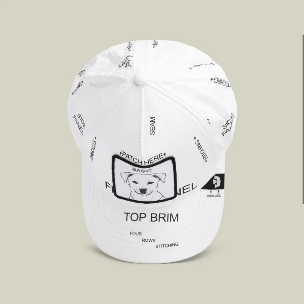 Goorin Brothers K.I.S.S. BASIC. ClassicGround up Tech.White SnapBack Trucker hat - Picture 12 of 16